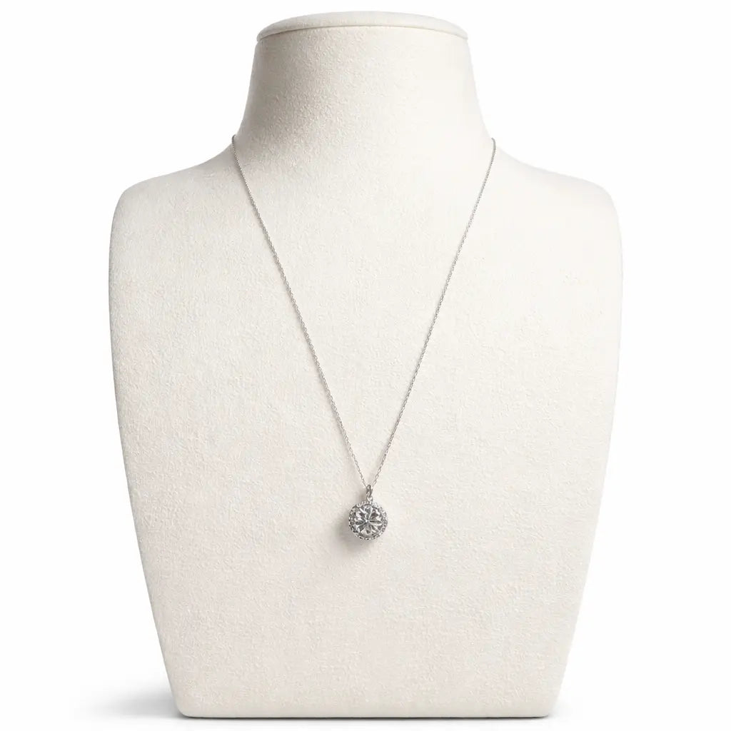 XL66 1.5CT Sterling Silver S925 Moissanite Diamond 50%offamazon
