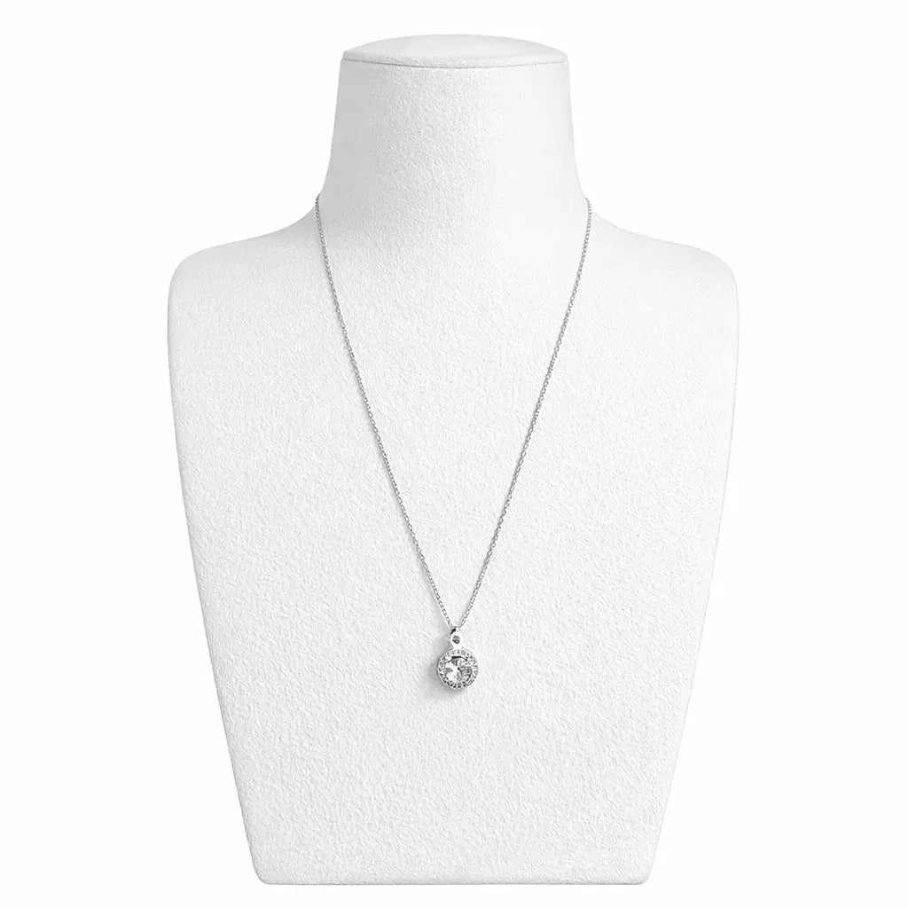 XL44 1 CT Sterling Silver S925 Moissanite Diamond Necklace 50%offamazon