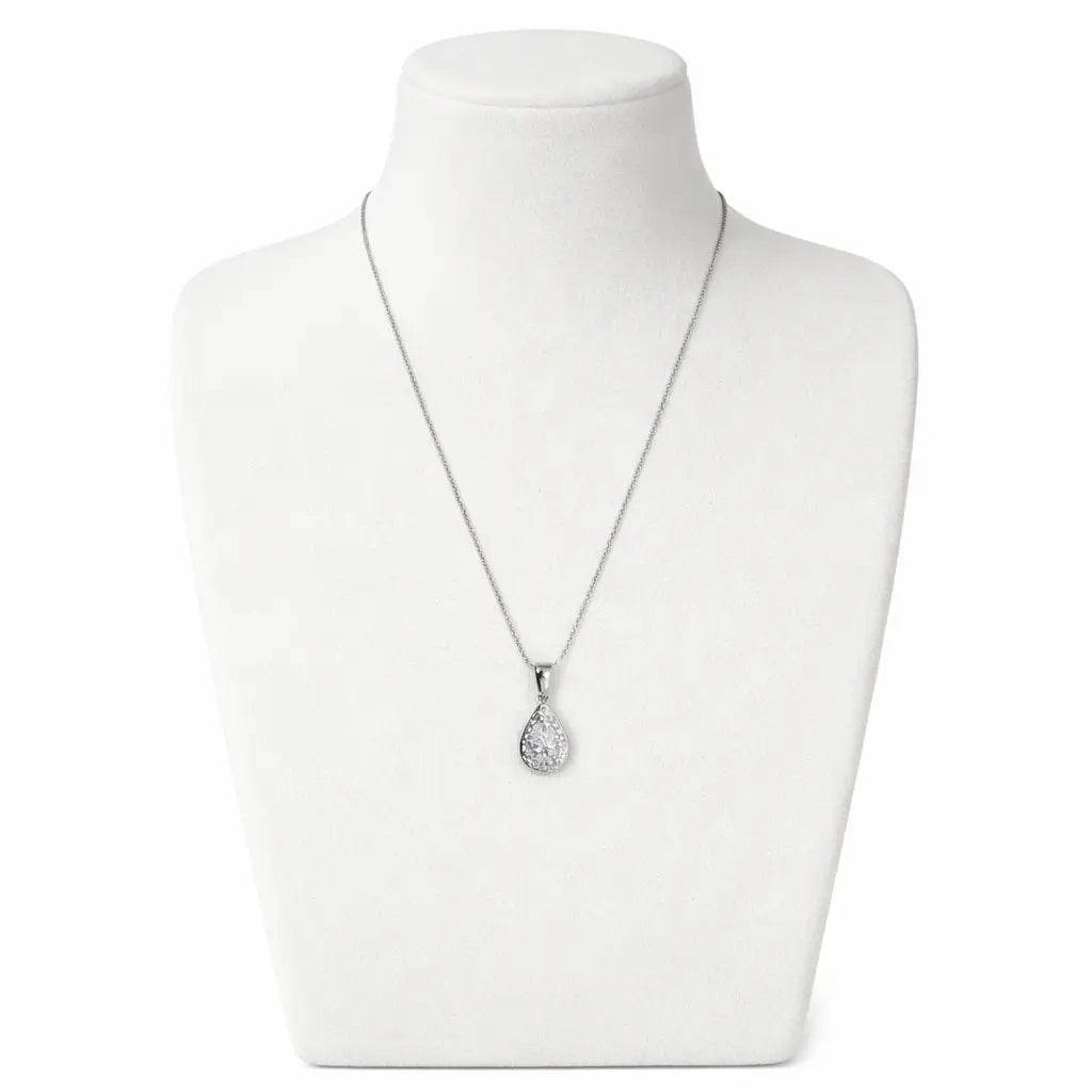 XL25 1 CT Sterling Silver S925 Moissanite Diamond Necklace 50%offamazon