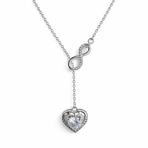 XL48 1 CT Sterling Silver S925 Moissanite Diamond Necklace 50%offamazon