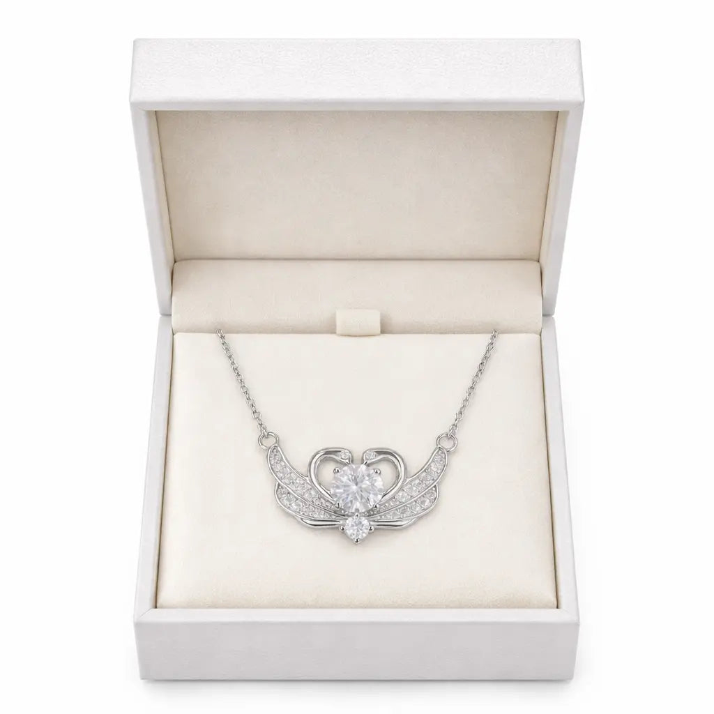 XL45 1 CT Sterling Silver S925 Moissanite Diamond Necklace 50%offamazon