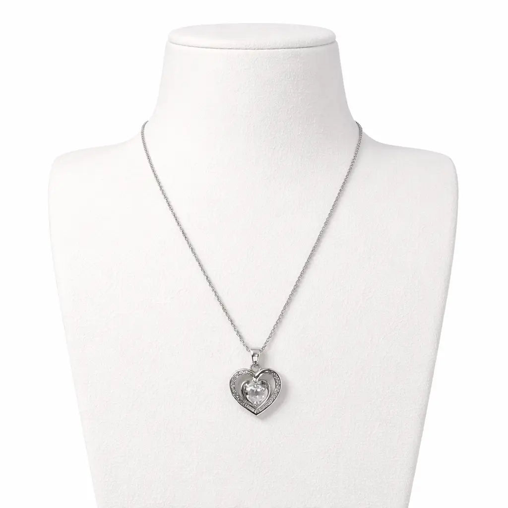 XL39 1 CT Sterling Silver S925 Moissanite Diamond Necklace 50%offamazon
