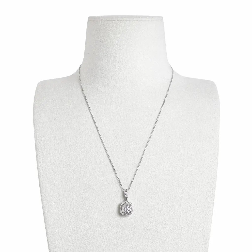 XL30 2 CT Sterling Silver S925 Moissanite Diamond Necklace 50%offamazon