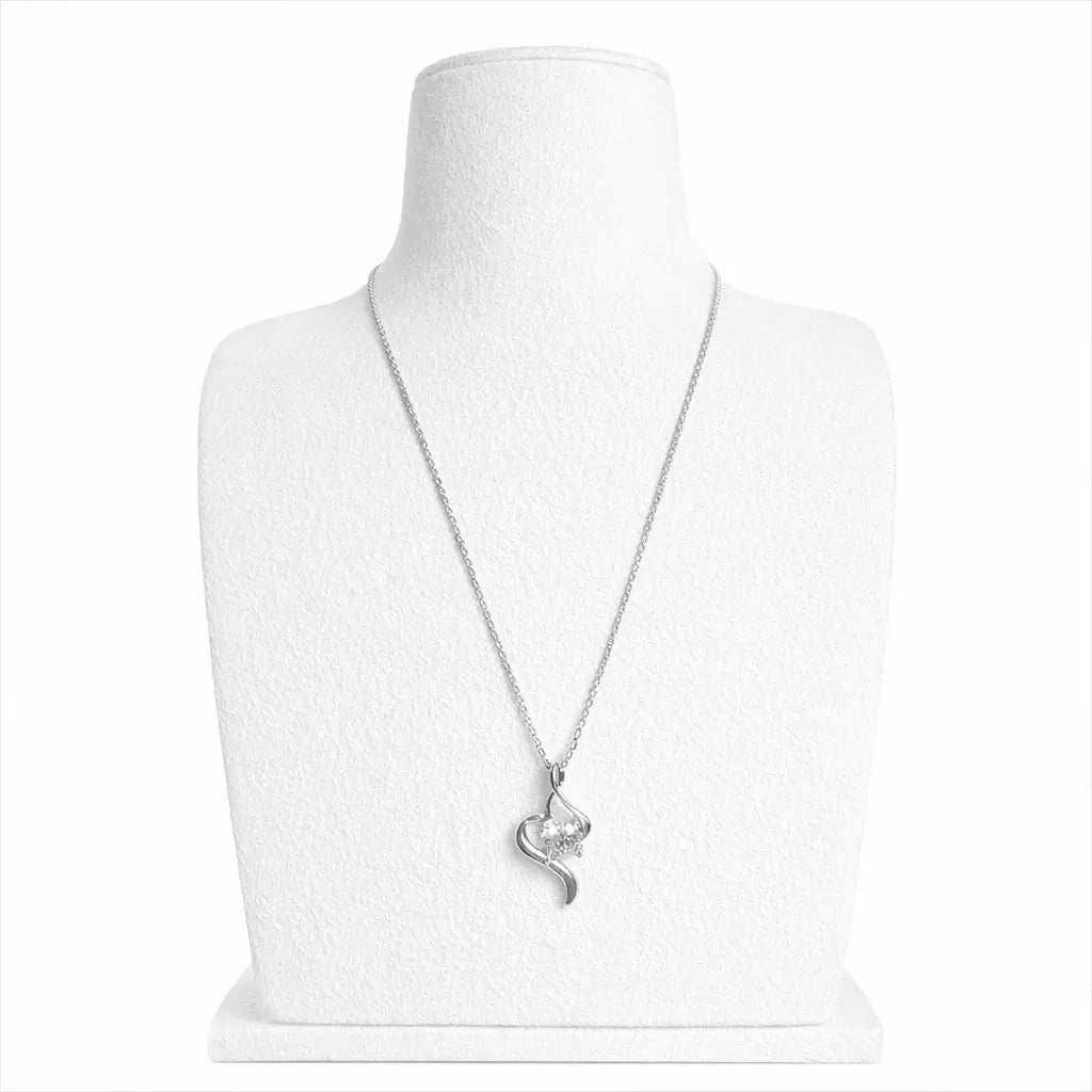 XL16 1CT Sterling Silver S925 Moissanite Diamond Necklace 50%offamazon