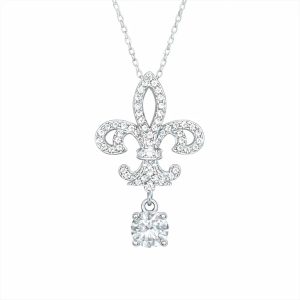 XL36 1CT Sterling Silver S925 Moissanite Diamond Necklace 50%offamazon