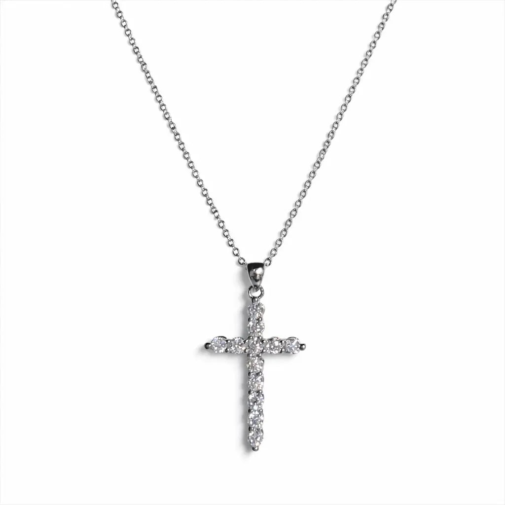 XL40 1CT Sterling Silver S925 Moissanite Diamond Necklace 50%offamazon