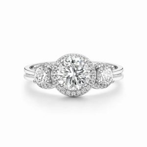 JZ03 1CT Sterling Silver S925 Moissanite Diamond Rings 50%offamazon