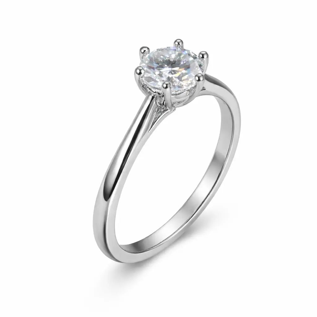 JZ07 1 CT Sterling Silver S925 Moissanite Diamond 50%offamazon