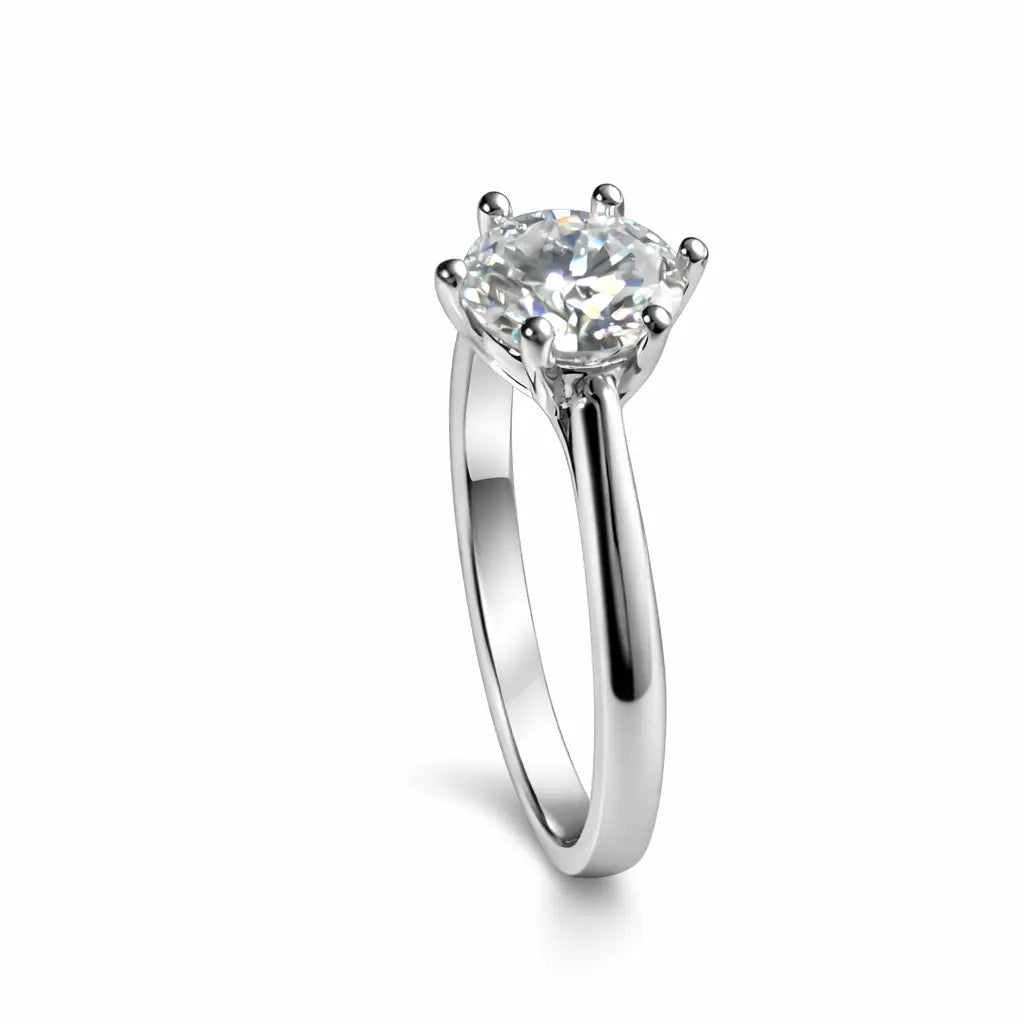 JZ07 1 CT Sterling Silver S925 Moissanite Diamond 50%offamazon