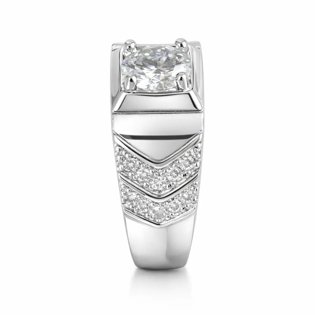 JZ30 1 CT Sterling Silver S925 Moissanite Diamond 50%offamazon