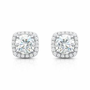 ER39 1CT Sterling Silver S925 Moissanite Diamond 50%offamazon