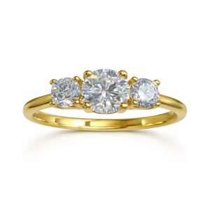 JZ69 1CT Sterling Silver S925 Moissanite Diamond 50%offamazon