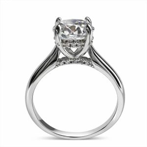JZ66 2CT Sterling Silver S925 Moissanite Diamond 50%offamazon