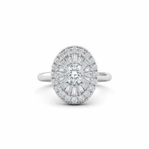 JZ65 1CT Sterling Silver S925 Moissanite Diamond 50%offamazon