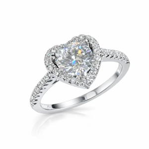 JZ44 1CT Sterling Silver S925 Moissanite Diamond 50%offamazon