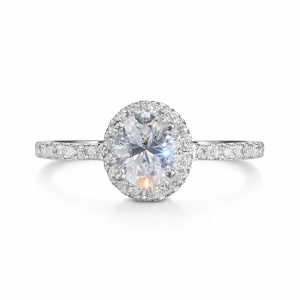 JZ37 1.5CT Sterling Silver S925 Moissanite Diamond 50%offamazon