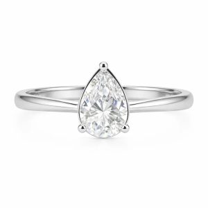 JZ32 0.8CT Sterling Silver S925 Moissanite Diamond 50%offamazon