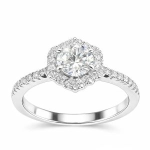 JZ31 1CT Sterling Silver S925 Moissanite Diamond 50%offamazon