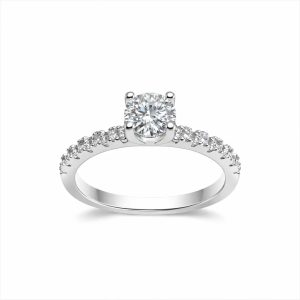 JZ16 1CT Sterling Silver S925 Moissanite Diamond 50%offamazon