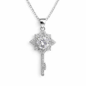 XL54 1CT Sterling Silver S925 Moissanite Diamond 50%offamazon
