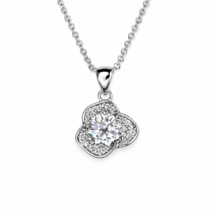 XL49 1CT Sterling Silver S925 Moissanite Diamond 50%offamazon