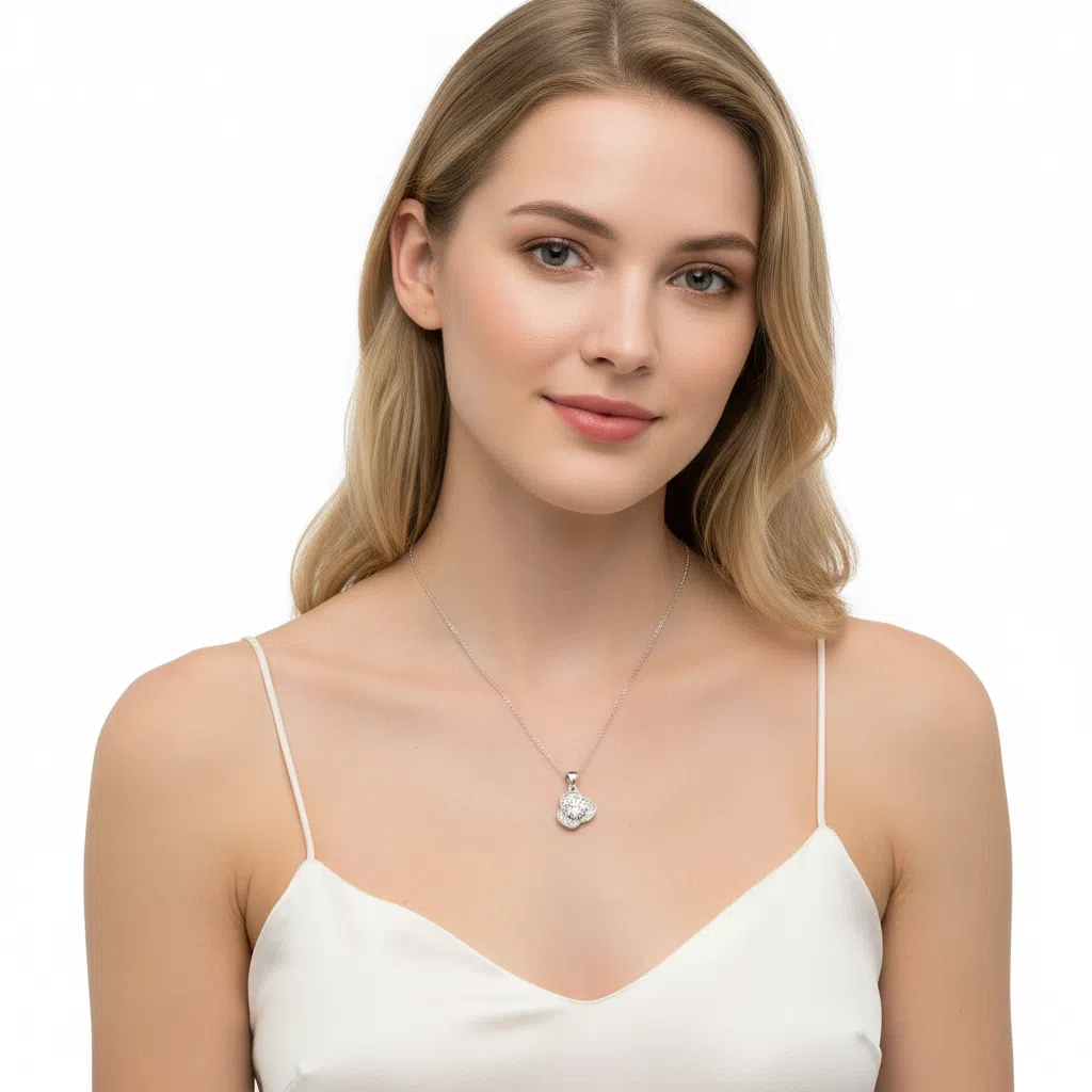 XL49 1CT Sterling Silver S925 Moissanite Diamond 50%offamazon