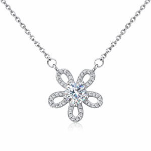 XL41 1CT Sterling Silver S925 Moissanite Diamond 50%offamazon