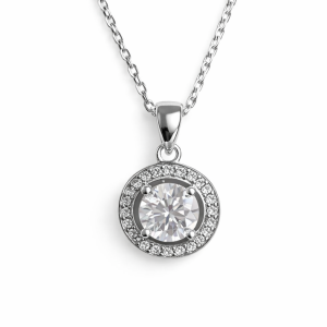 XL06 1CT Sterling Silver S925 Moissanite Diamond 50%offamazon