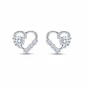 ER47 1CT Sterling Silver S925 Moissanite Diamond 50%offamazon