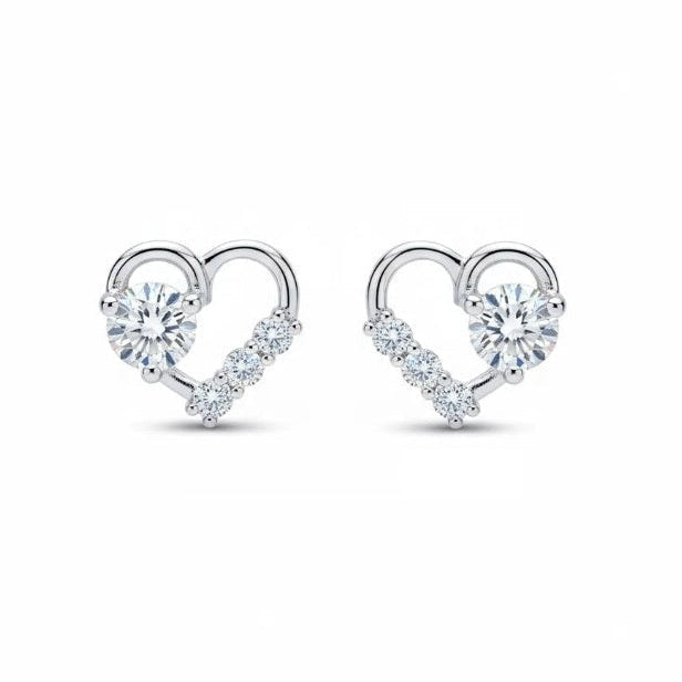 ER47 1CT Sterling Silver S925 Moissanite Diamond 50%offamazon
