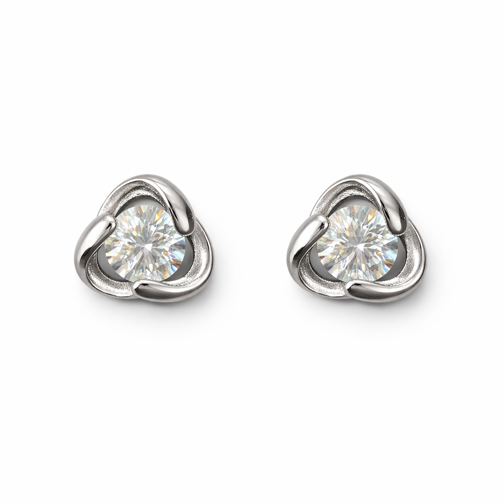 ER33 1CT Sterling Silver S925 Moissanite Diamond 50%offamazon
