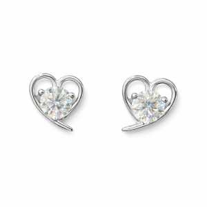 ER32 1CT Sterling Silver S925 Moissanite Diamond 50%offamazon