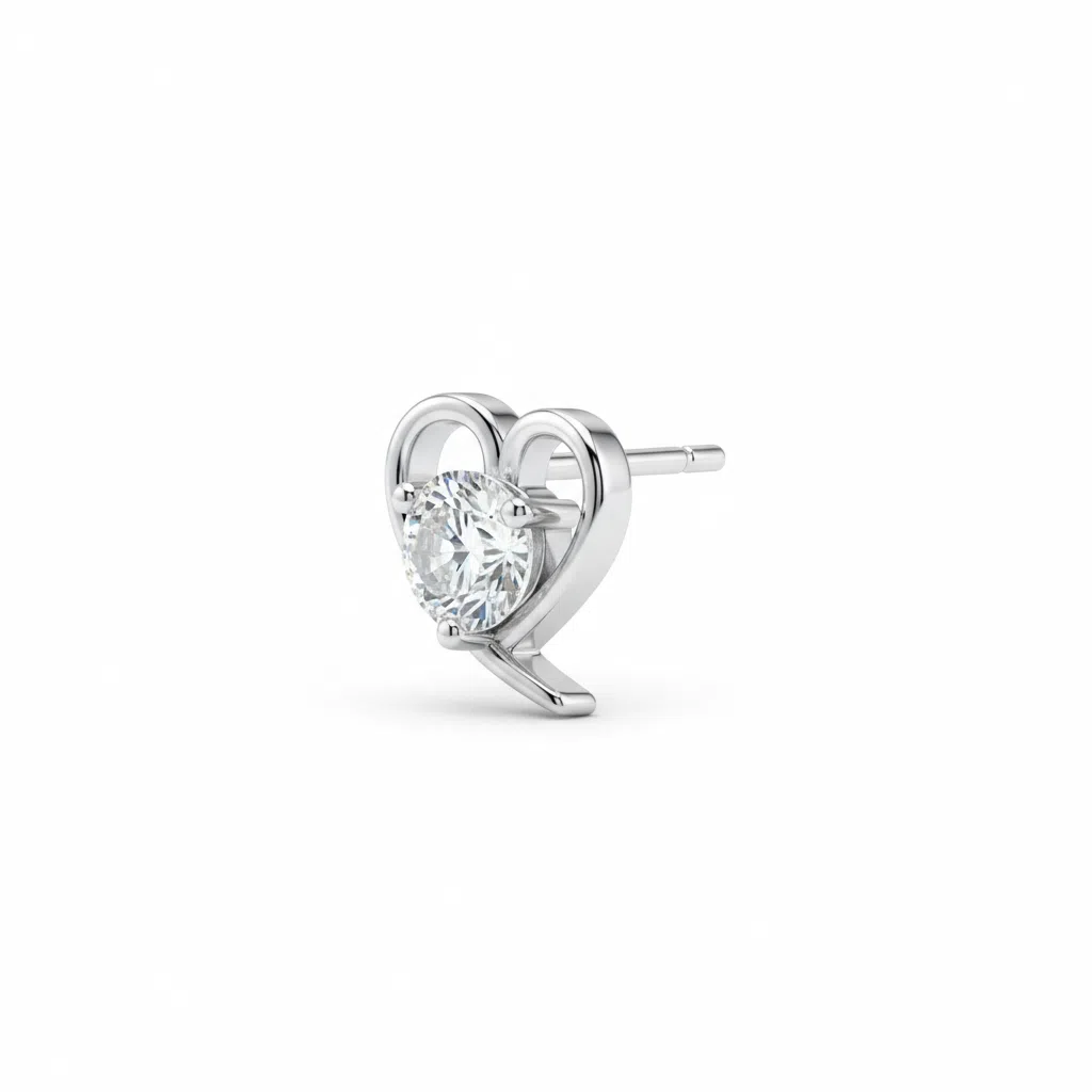 ER32 1CT Sterling Silver S925 Moissanite Diamond 50%offamazon