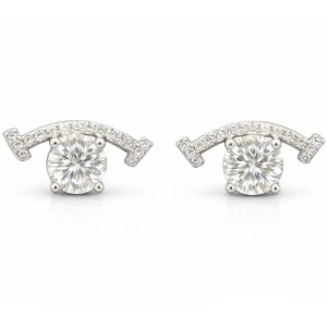 ER20 1CT Sterling Silver S925 Moissanite Diamond 50%offamazon