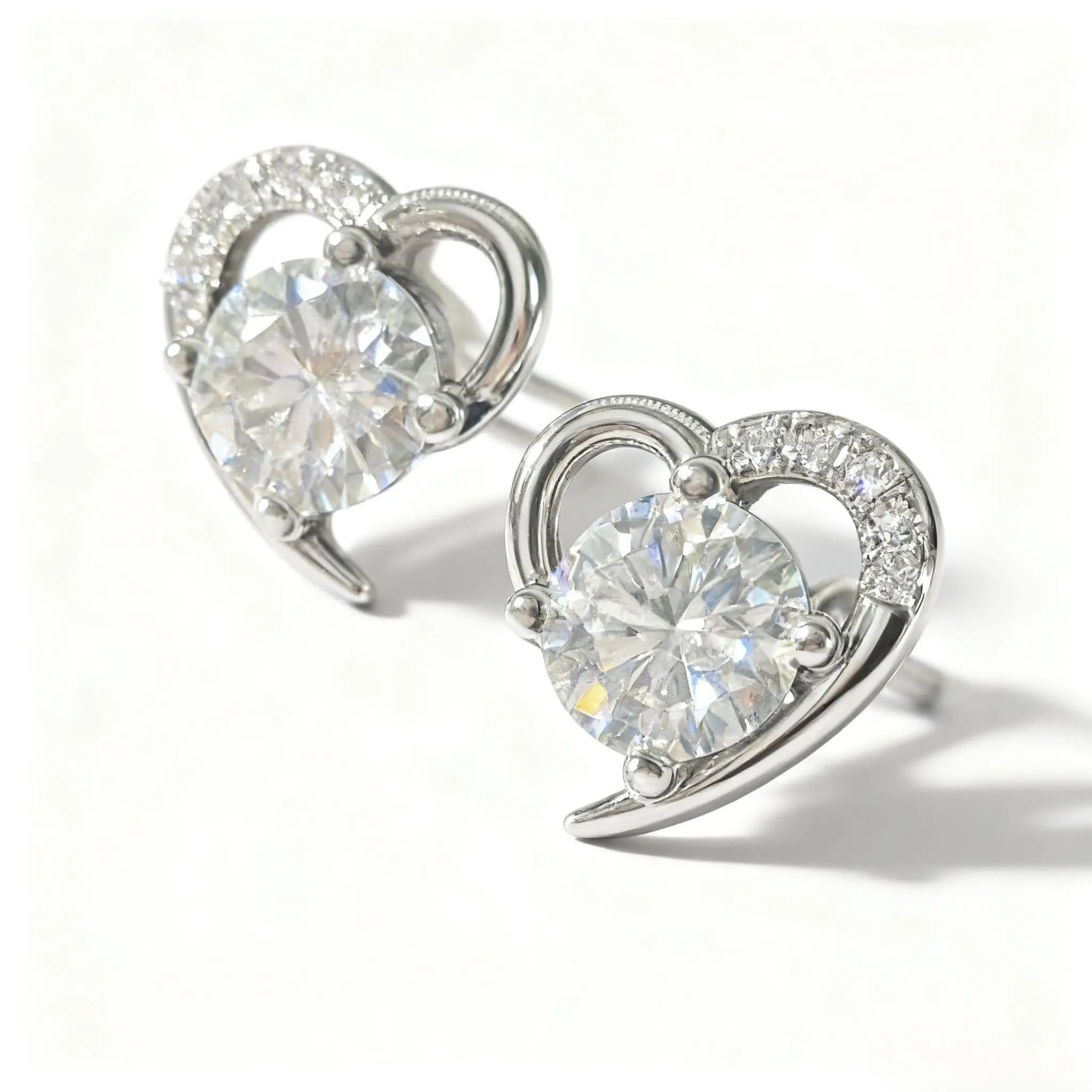 ER17 1CT Sterling Silver S925 Moissanite Diamond 50%offamazon