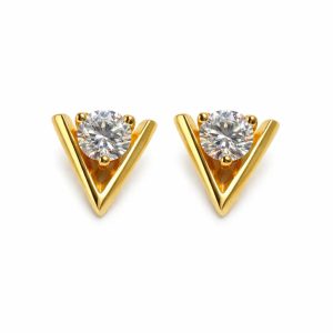 ER16 1CT Sterling Silver S925 Moissanite Diamond 50%offamazon