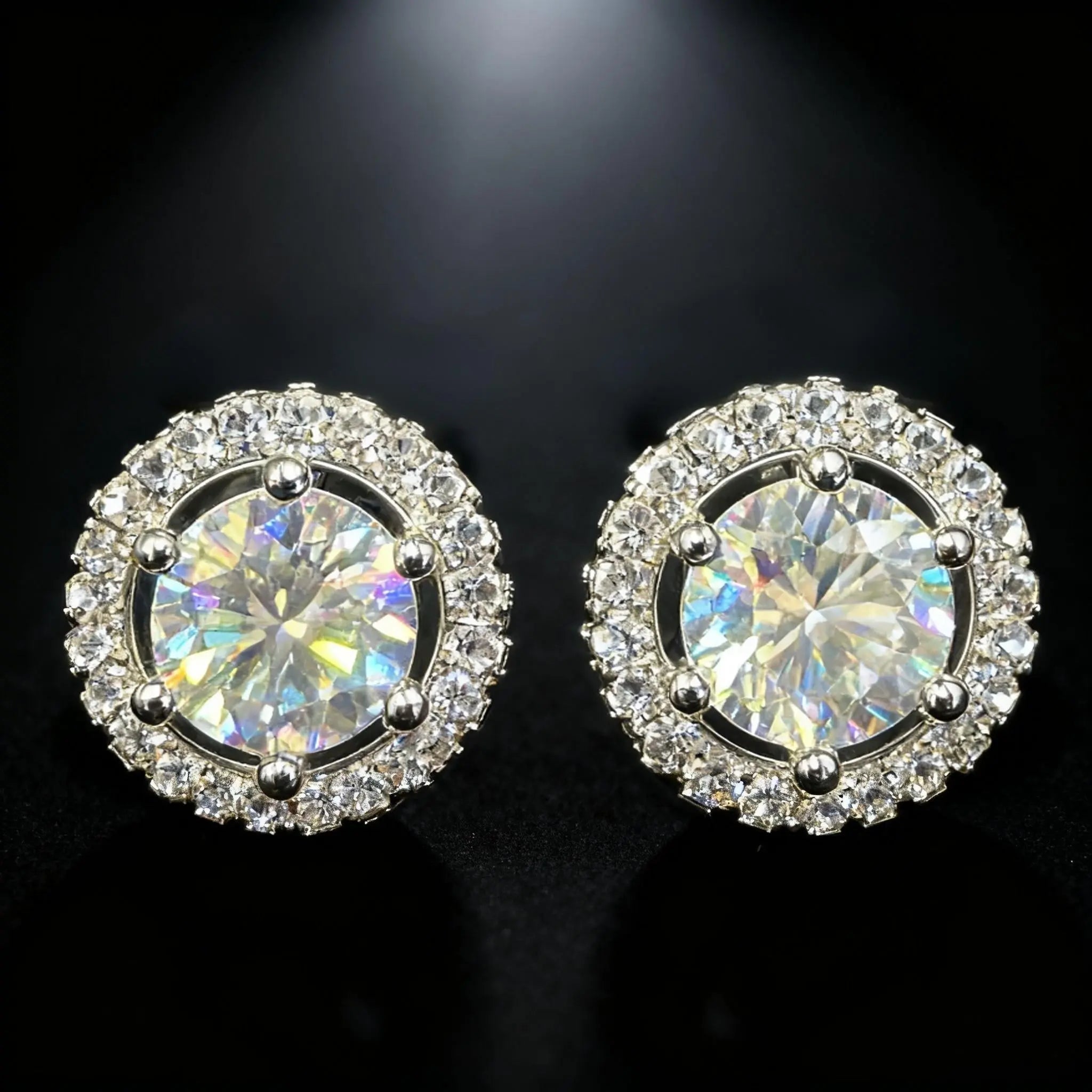 ER02 1CT Sterling Silver S925 Moissanite Diamond 50%offamazon